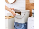 Rotho Wäschesammler Albula 40 l, Weiss
