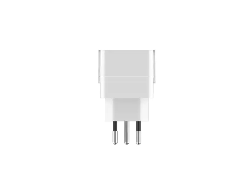 Elbro Abzweigstecker 2x T13, USB-A, USB-C mit Kinderschutz, weiss
