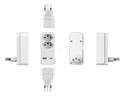 Elbro Abzweigstecker 2x T13, USB-A, USB-C mit Kinderschutz, weiss