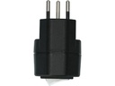 Max Hauri Abzweigstecker 1x T13 mit Schalter Schwarz