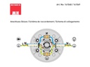 Max Hauri Fusstretschalter 1-Polig 70 mm, Weiss