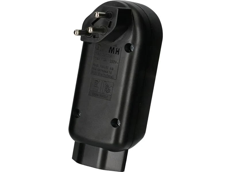 Max Hauri Mehrfachstecker maxADAPT 2 + 1 x T13, Schwarz