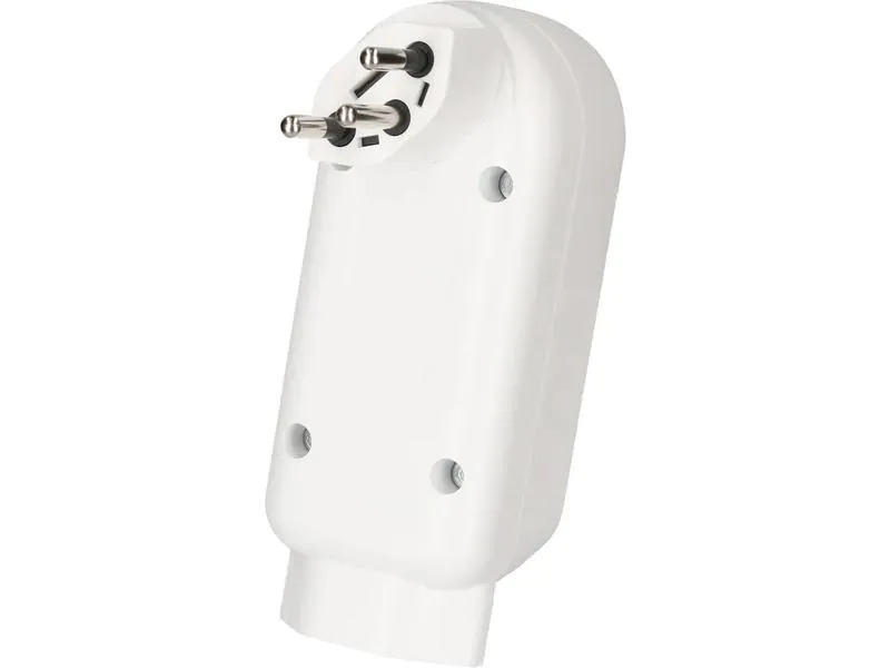 Max Hauri Mehrfachstecker maxADAPT 2 + 1 x T13, Weiss
