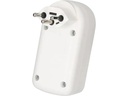 Max Hauri Mehrfachstecker maxADAPT 2 x T13 mit Schalter, Weiss