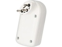 Max Hauri Mehrfachstecker maxADAPT 2 x T13 mit Schalter, Weiss