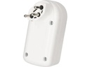Max Hauri Mehrfachstecker maxADAPT 2 x T13, Weiss