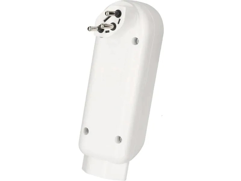 Max Hauri Mehrfachstecker maxADAPT 3 + 1 x T13, Weiss