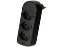 Max Hauri Mehrfachstecker maxADAPT 3 x T13, Schwarz