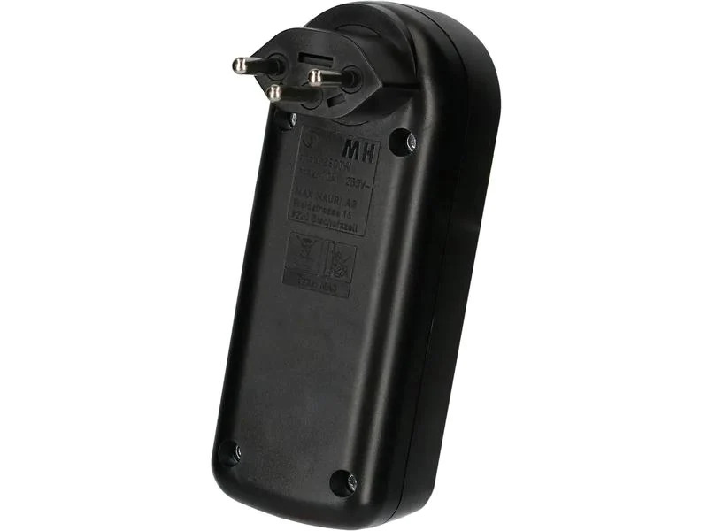 Max Hauri Mehrfachstecker maxADAPT 3 x T13, Schwarz