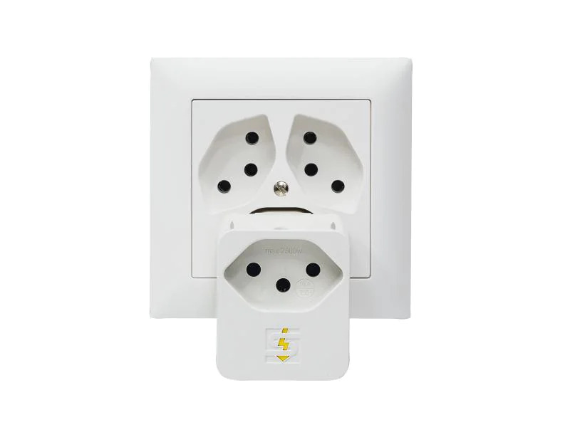 STEFFEN Klappstecker 1xT13, mit USB C 5V/3.0 A PD Weiss
