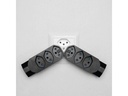 STEFFEN Manta Mehrfachadapter 4xT13 (1x unten)