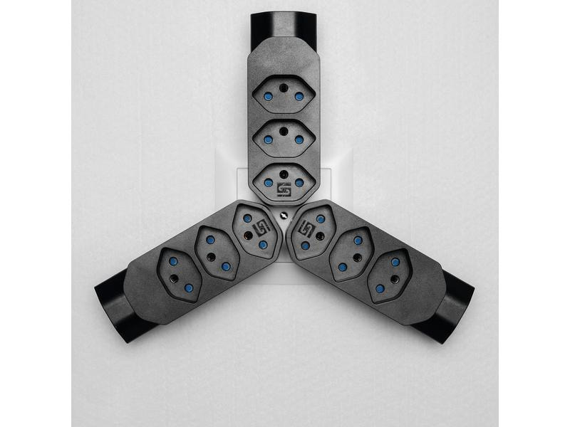 STEFFEN Manta Mehrfachadapter 4xT13 (1x unten)