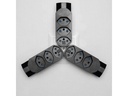 STEFFEN Manta Mehrfachadapter 4xT13 (1x unten)