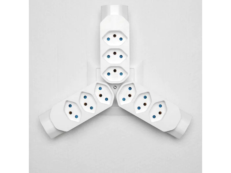 STEFFEN Manta Mehrfachadapter 4xT13 (1x unten)