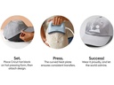 Cricut Baseball-Cap Infusible Ink 3 Stück, Grau
