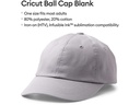 Cricut Baseball-Cap Infusible Ink 3 Stück, Grau