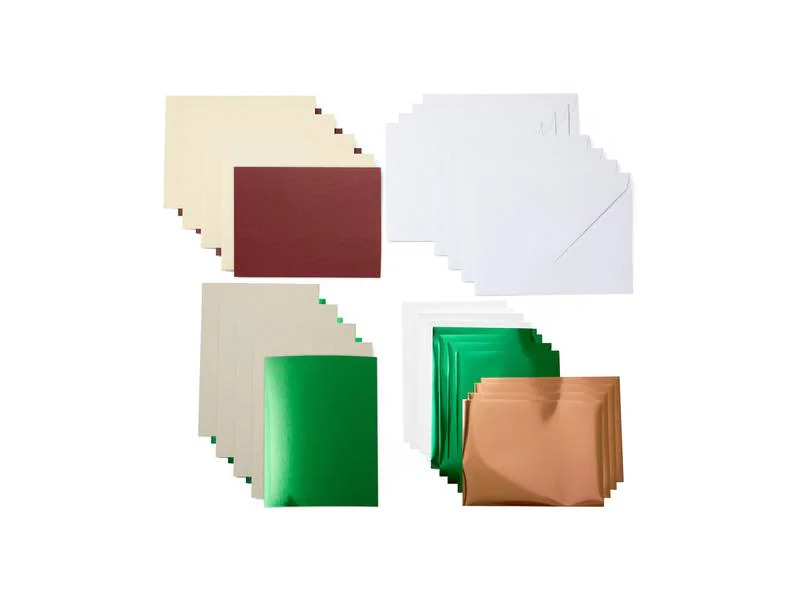 Cricut Blankokarte Joy 10.8 x 14 cm Transfer, Creme/Khaki, 8 Stück