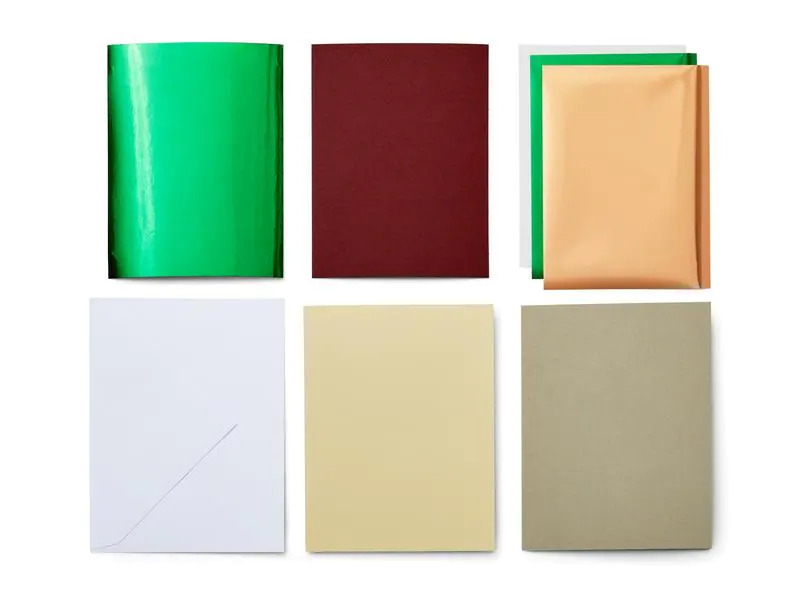 Cricut Blankokarte Joy 10.8 x 14 cm Transfer, Creme/Khaki, 8 Stück