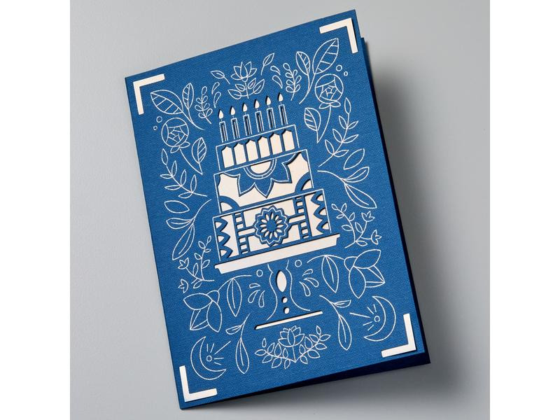 Cricut Blankokarte Joy 10.8 x 14 cm Transfer, Schwarz/Weiss