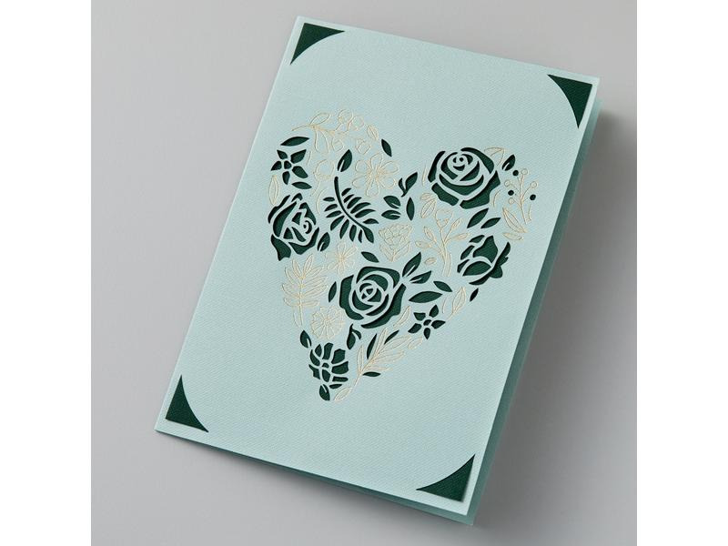Cricut Blankokarte Joy 10.8 x 14 cm Transfer, Schwarz/Weiss