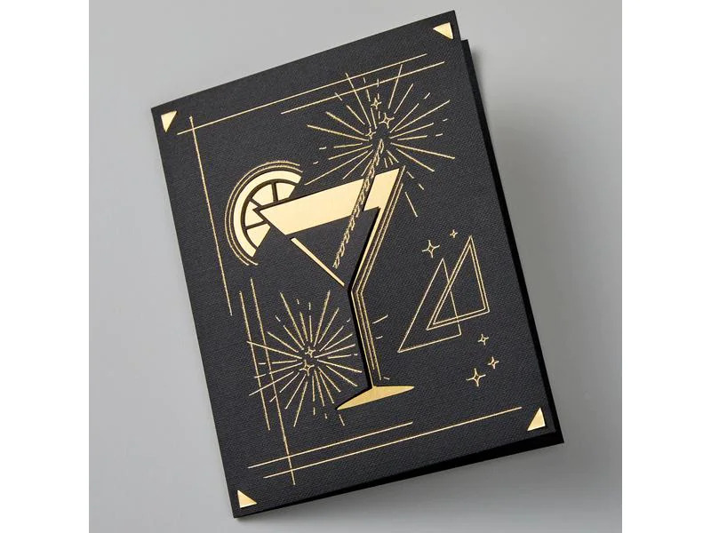 Cricut Blankokarte Joy 11.4 x 15.9 cm Transfer, Grün/Khaki, 8 Stück