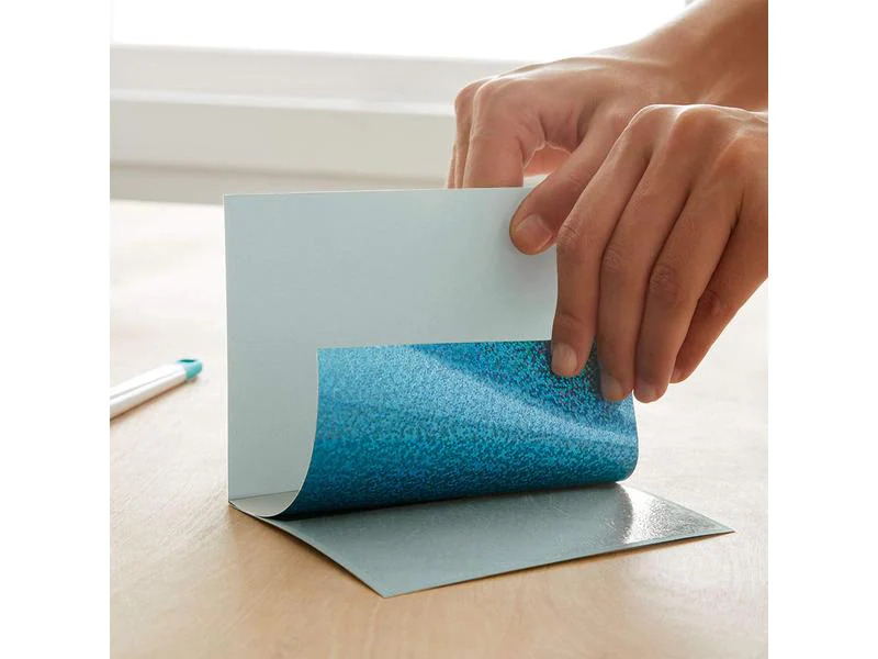 Cricut Blankokarte Joy cut-away 10.8 x 14 cm, Blau/Khaki