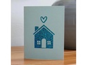 Cricut Blankokarte Joy cut-away 10.8 x 14 cm, Blau/Khaki