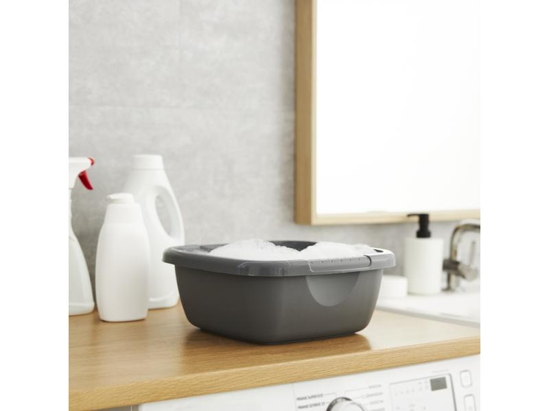 Rotho Becken Daily eckig, 8 l, Schwarz