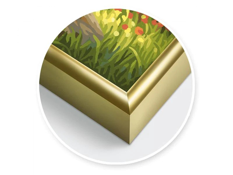 Schipper Zubehör Alurahmen Tritpychon Gold 50 x 80 cm
