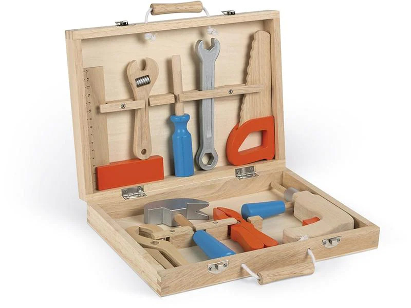 Janod Handwerker Brico'Kids Werkzeugkoffer Holz