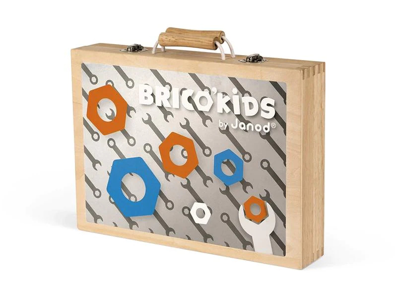 Janod Handwerker Brico'Kids Werkzeugkoffer Holz