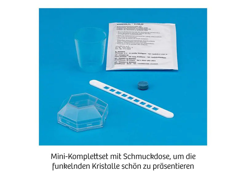 Kosmos Experimentierkasten Blaue Kristalle selbst züchten