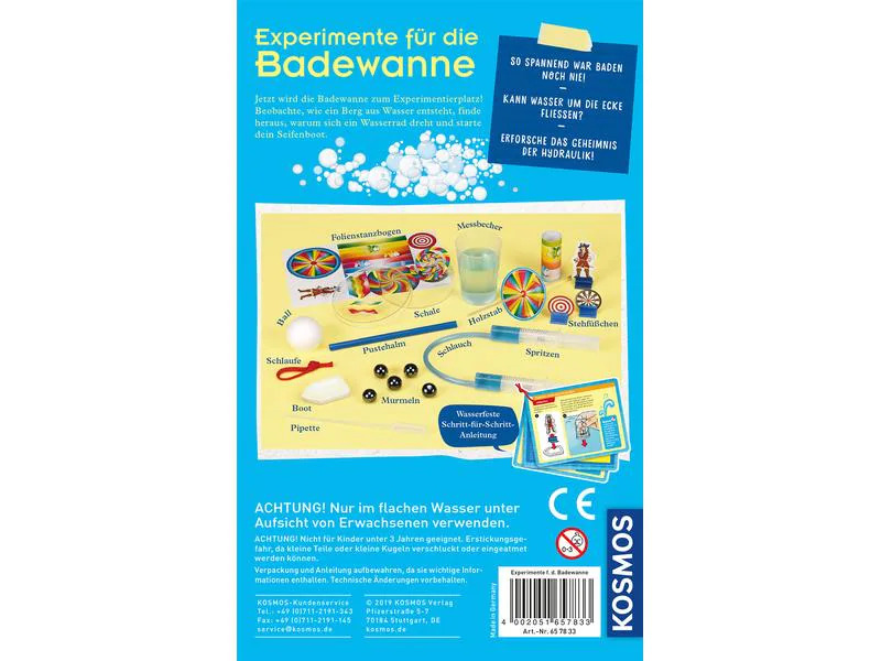 Kosmos Experimentierkasten Experimente für die Badewanne