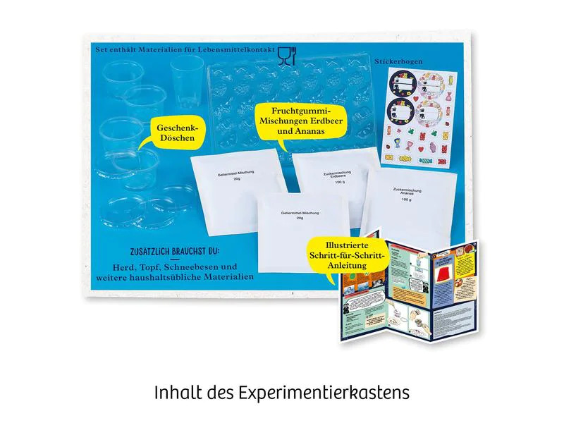 Kosmos Experimentierkasten Fun Science Fruchtgummi-Labor