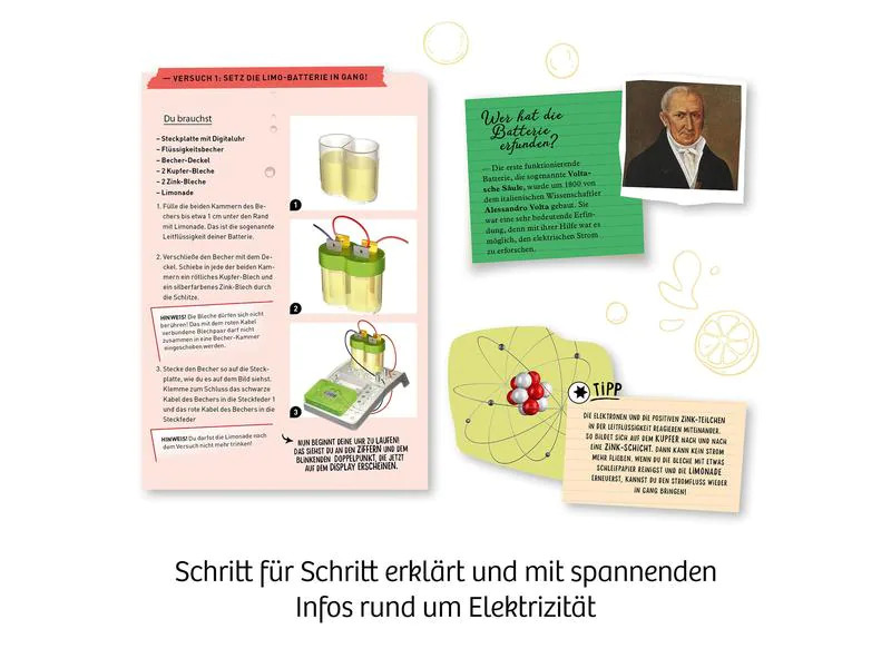 Kosmos Experimentierkasten Limo-Uhr