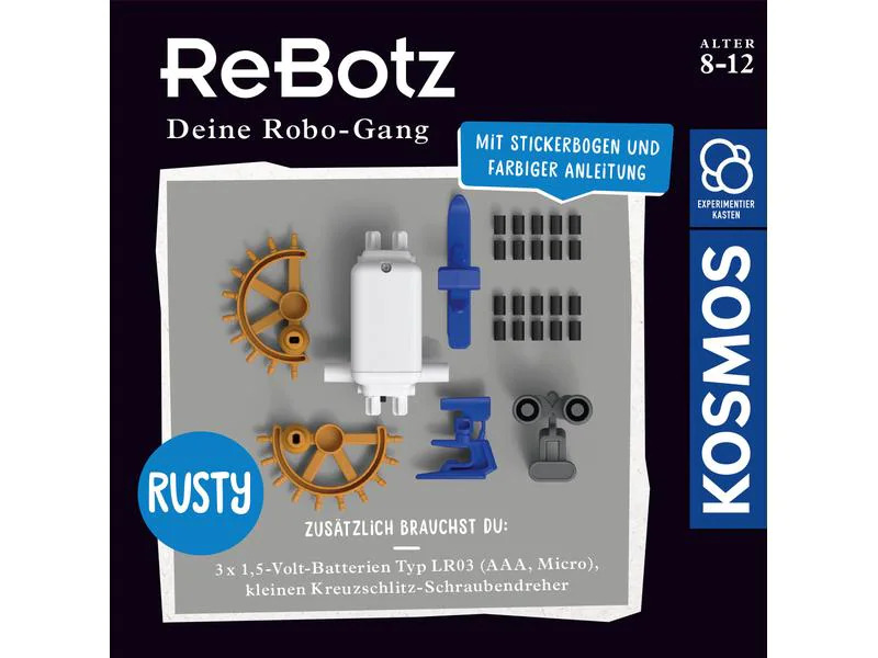 Kosmos Experimentierkasten ReBotz: Rusty der Crawling-Bot