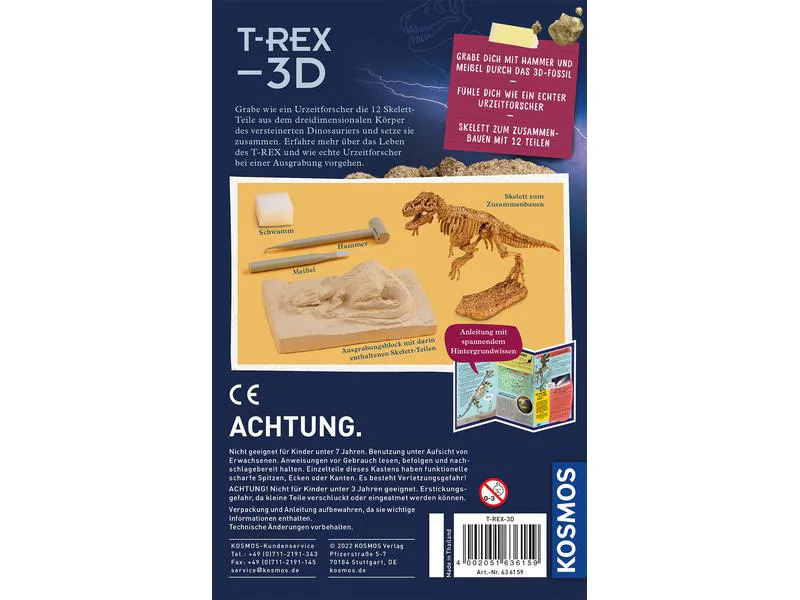 Kosmos Experimentierkasten T-Rex 3D
