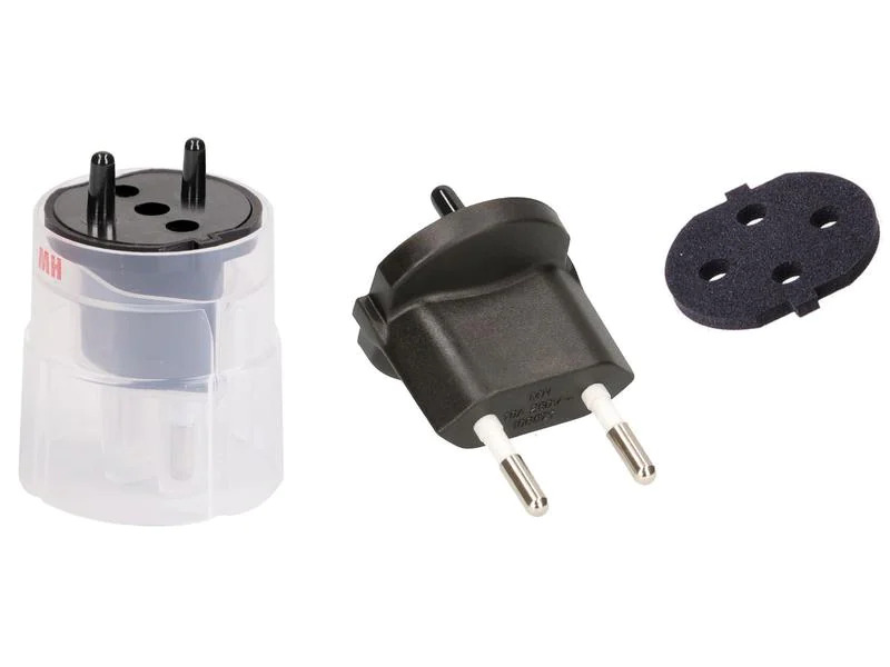 Max Hauri Fixadapter SchuKo Konturenstecker - T11 IP44 mit Moosgummi