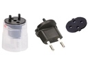 Max Hauri Fixadapter SchuKo Konturenstecker - T11 IP44 mit Moosgummi