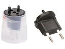 Max Hauri Fixadapter SchuKo Konturenstecker - T11 Schwarz