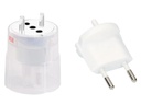 Max Hauri Fixadapter SchuKo Konturenstecker - T11 Weiss
