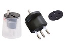 Max Hauri Fixadapter SchuKo Konturenstecker - T12 IP44 mit Moosgummi