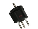 Max Hauri Fixadapter SchuKo Konturenstecker - T12 schwarz