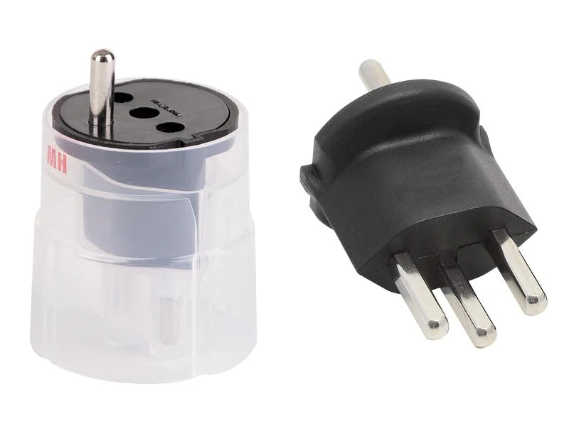 Max Hauri Fixadapter Schuko – Typ 23 Schwarz
