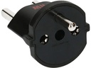 Max Hauri Fixadapter Schuko – Typ 23 Schwarz