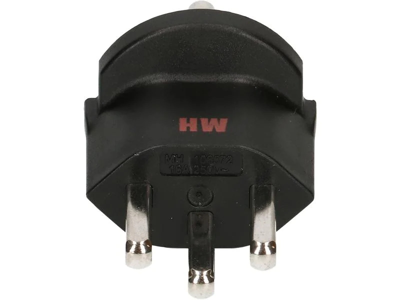 Max Hauri Fixadapter Schuko – Typ 23 Schwarz