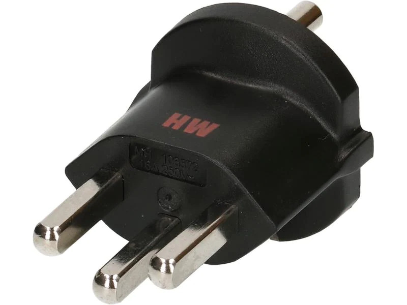Max Hauri Fixadapter Schuko – Typ 23 Schwarz