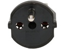 Max Hauri Fixadapter Schuko – Typ 23 Schwarz