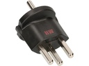 Max Hauri Fixadapter Schuko – Typ 23 Schwarz
