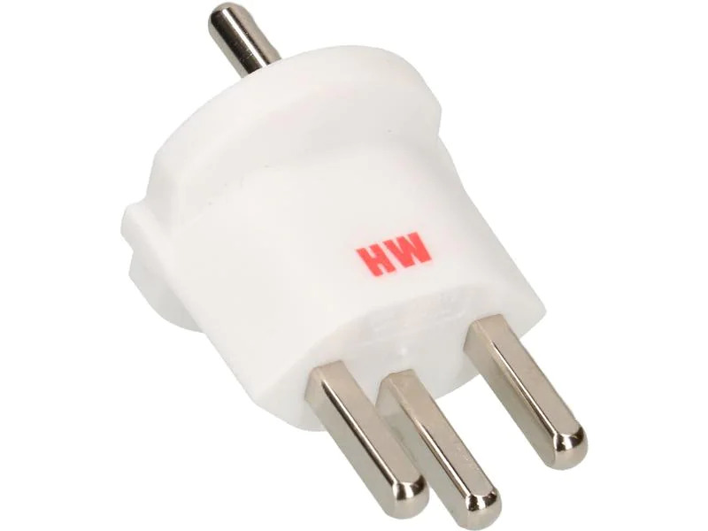Max Hauri Fixadapter Schuko – Typ 23 Weiss